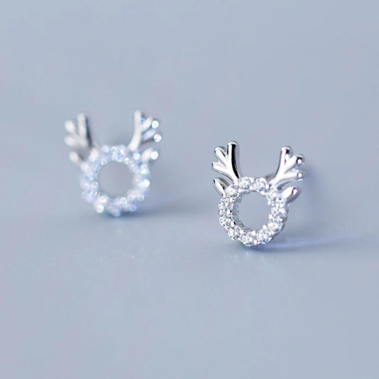 Boucles d'Oreilles Enfant en Argent Sterling 925